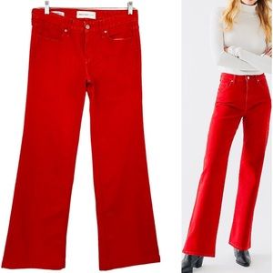 Anthropologie Red Flare & Wide Leg Jeans